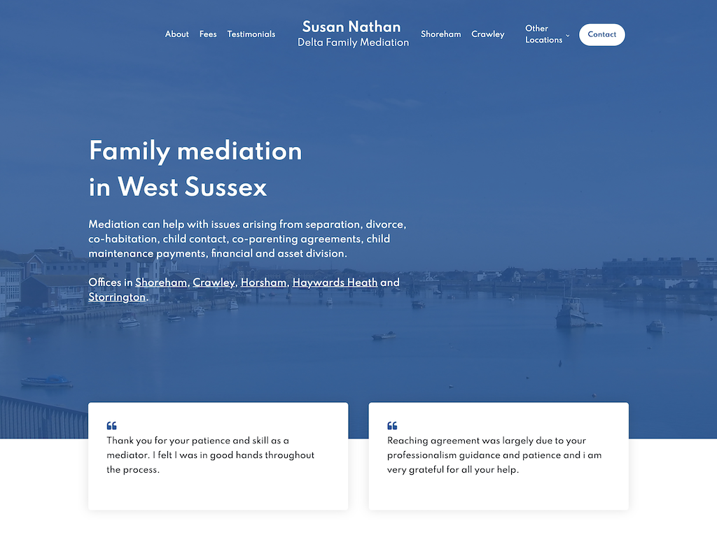 Susan Nathan Family Mediation Website